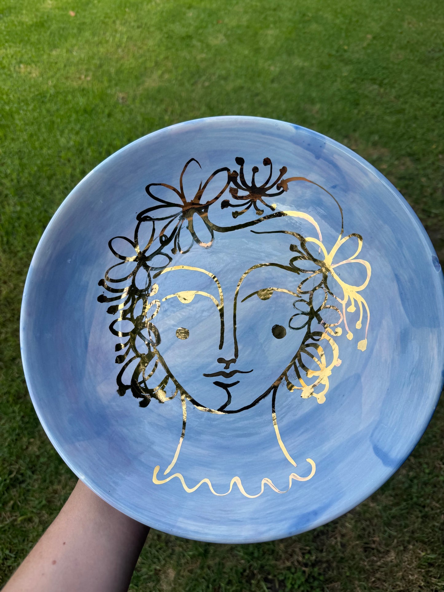 Golden Lady Platter