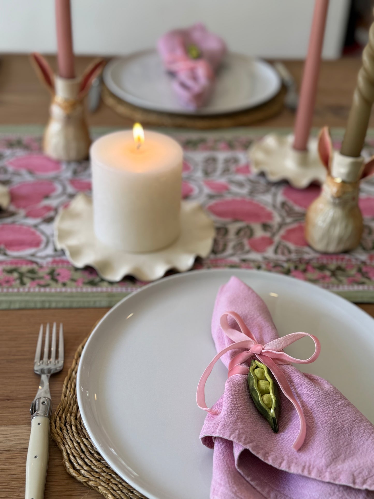 Sweet Pea Napkin Charms