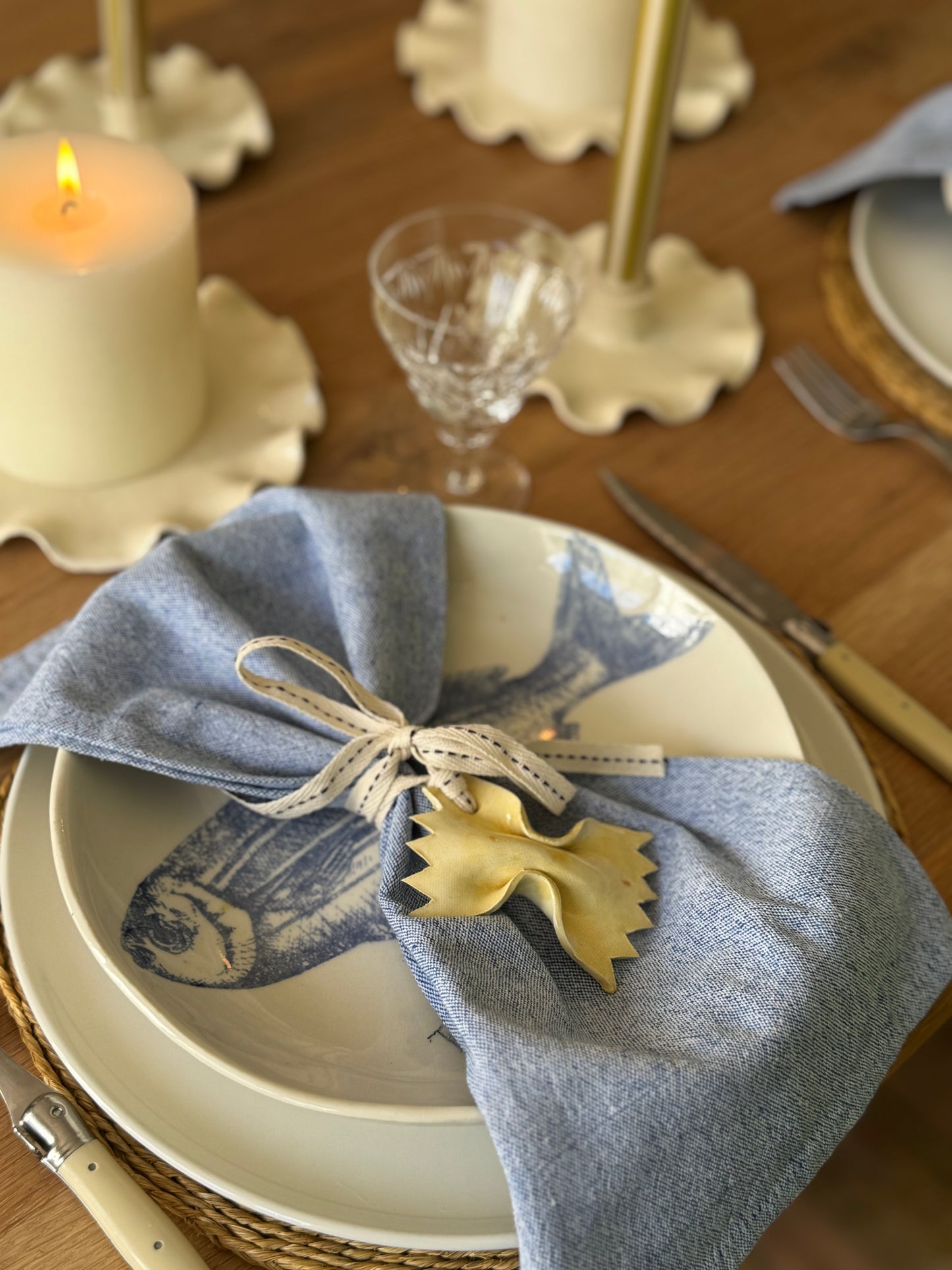 Farfalle Napkin Charms